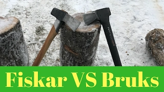 Gransfors Bruks VS Fiskar X27  "BATTLE OF THE AXES"