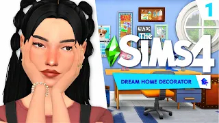 LET'S PLAY SIMS 4 DREAM HOME DECORATOR - EP 1 🏠🔨