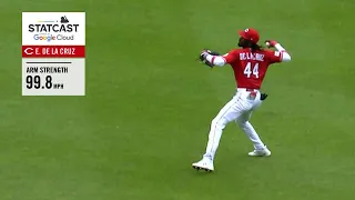 Elly De La Cruz 100 MPH Throw! BREAKS Statcast! Jarred Kelenic Kicks Water Cooler & BREAKS Foot! MLB