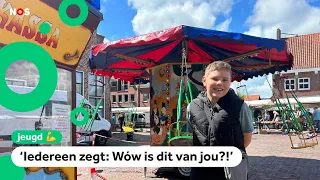 Liam (12) heeft zijn eigen mini-kermis 🎡