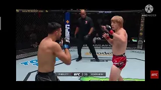 paddy pimblett vs Luigi vendramini full fight, TKO in round1 UFC