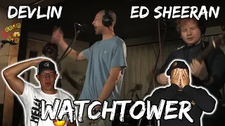 THIS IS HOW YOU REP JIMI HENDRIX!! | Americans React to Devlin ft Ed Sheeran & Labrinth - Watchtower