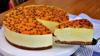 A MELHOR TORTA DE MARACUJÁ QUE VOCÊ JÁ VIU | SOBREMESA FÁCIL E DELICIOSA