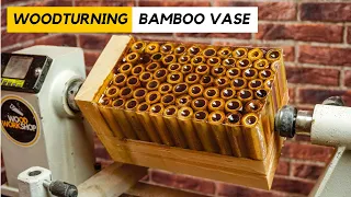 Woodturning - Bamboo Vase