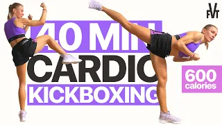 40 MIN CARDIO KICKBOXING WORKOUT