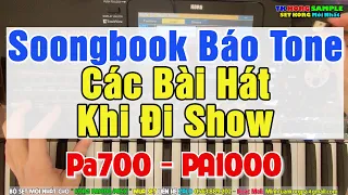 Soongbook Báo Tone Các Bài Hát Khi Đi Show Tích Hợp Vào Bộ Set Pa700/Pa1000