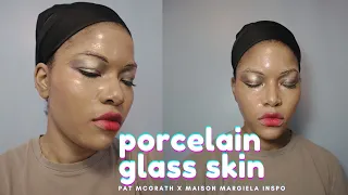 @patmcgrath5600 x @MaisonMargiela Makeup Inspired| Porcelain Glass Skin