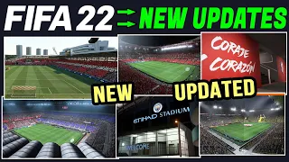 FIFA 22 NEWS | NEW UPDATES - ALL 101 LICENSED STADIUMS ✅