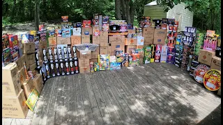My Huge $6000 Fireworks Stash 2020 Complete!