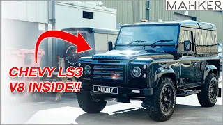 From a crumpled Defender 90 to a rebuilt LS3 V8 stunner | MAHKER EP043