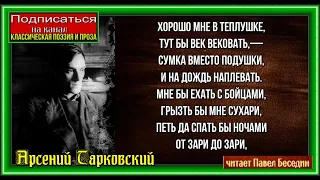 Хорошо мне в теплушке  Арсений Тарковский читает Павел Беседин