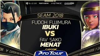 FUDOH Fujimura (Ibuki) vs FAV Sako (Menat) - SEA Major 2018 - Asia Regional Final - CPT 2018