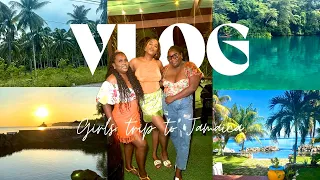 TRAVEL VLOG | Girls Weekend in Jamaica, Blue Lagoon, Frenchmans Cove, Quality time w/ Friends & more