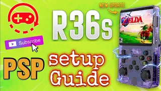 R36s new update 2024 PSP emulator guide , ppsspp setup