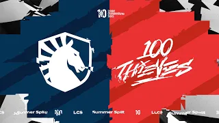 TL vs. 100 - Week 8 Day 3 | LCS Summer Split | Team Liquid Honda vs. 100 Thieves (2022)