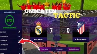 Sm24 Best Tactic For Big Teams😨, Unbeaten, 0 losses | 300+ Goals | Best Tactics Sm24 |