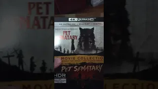 unboxing pet sematary 1&2 combo pack 4k Blu ray HD and digital