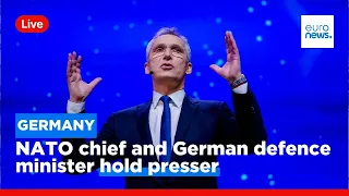 NATO chief and German defence minister hold presser