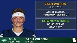 2021 NFL Draft: New York Jets Select QB Zach Wilson From BYU With Pick #2 In 1st Round