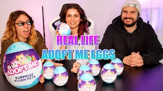 Wir packen die ERSTEN  REAL LIFE Adopt me Eggs aus!