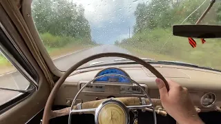 Еду на ВОЛГЕ ГАЗ 21 ПЕРВОЙ СЕРИИ 1957 года. GAZ 21 1957 POV Test Drive