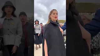 Rosamund Pike at Dior Show in Paris, France. #rosamundpike