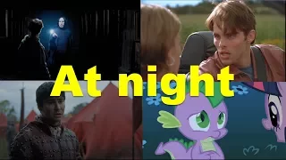 Английские фразы: At night (примеры из фильмов, сериалов и песен)