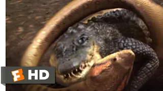 Lake Placid vs. Anaconda (2015) - Anaconda vs. Crocodile Scene (4/10) | Movieclips