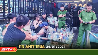Tin tức an ninh trật tự nóng, thời sự Việt Nam mới nhất 24h trưa 24/1 | ANTV