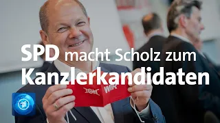 Scholz wird SPD-Kanzlerkandidat - Partei nominiert Finanzminister LIVE