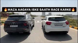 CRETA TURBO Vs MERCEDES A200 CDI DRAG RACE 🔥