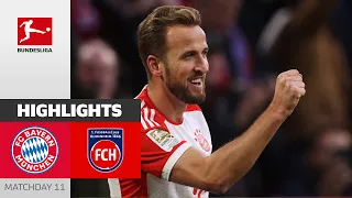 FC Bayern München - 1. FC Heidenheim 4-2 | Highlights | Matchday 11 – Bundesliga 2023/24