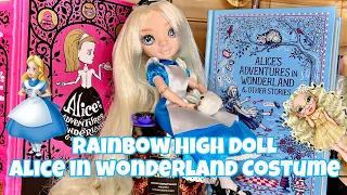 Halloween Rainbow High Doll Makeover: Alice in Wonderland