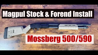 Magpul Stock & Forend Install Mossberg 500/590