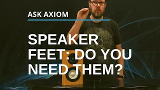 Speaker Feet:  Should I Use Speaker Spikes or Rubber Feet?