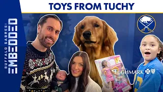 BEST. PRESENT. EVER. | Alex And Kylie Tuch Welcome Son, Run Toy Drive | Buffalo Sabres Embedded