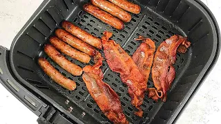 Can you cook sausages and bacon in an air fryer?