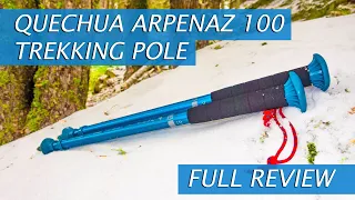 The Cheapest good Quality Decathlon Trekking Pole available? | Quechua MT100 Review