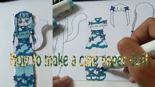 How to make a cute paper doll / 37 B