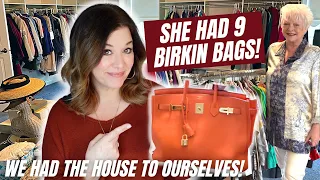 I spent $500 at a private luxury Estate Sale! Gucci for Poshmark! Owner had 9 birkins