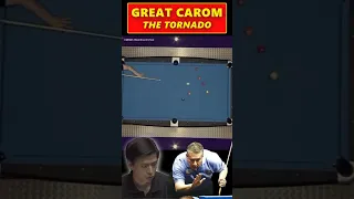 Great Carom - The Tornado | Tony Drago #shorts #worldpoolchampionship #2023