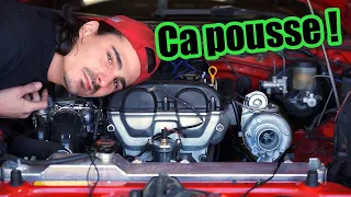 INSTALLATION DU TURBO, DE L'INTERCOOLER, ET DE LA MAGASQUIRT. PREMIER DEMARRAGE DE LA MIATA🔥