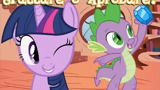 MLP: Twilight y Spike - ¿Fallaré o Aprobaré? - Letra en Latino