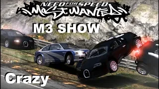 NFS Most Wanted M3 GTR Barrier Passing Show Crushed VEYRON