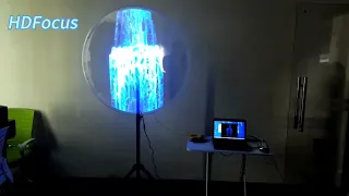 3D Holographic Led Fan With hdmi pc