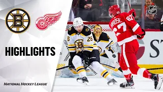 NHL Highlights | Bruins @ Red Wings 02/09/20