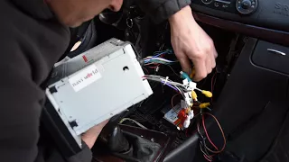 Mercedes W211 radio removal