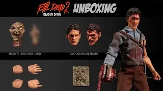 Mezco One: 12 Evil Dead 2 Dead By Dawn Ash Figure Unboxing