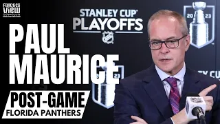 Paul Maurice Reacts to Florida GM1 Win vs. Toronto & Sheds Light on Matthew Tkachuk Relationship