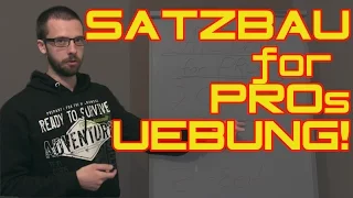 SATZBAU for PROS! Übung | EngLife